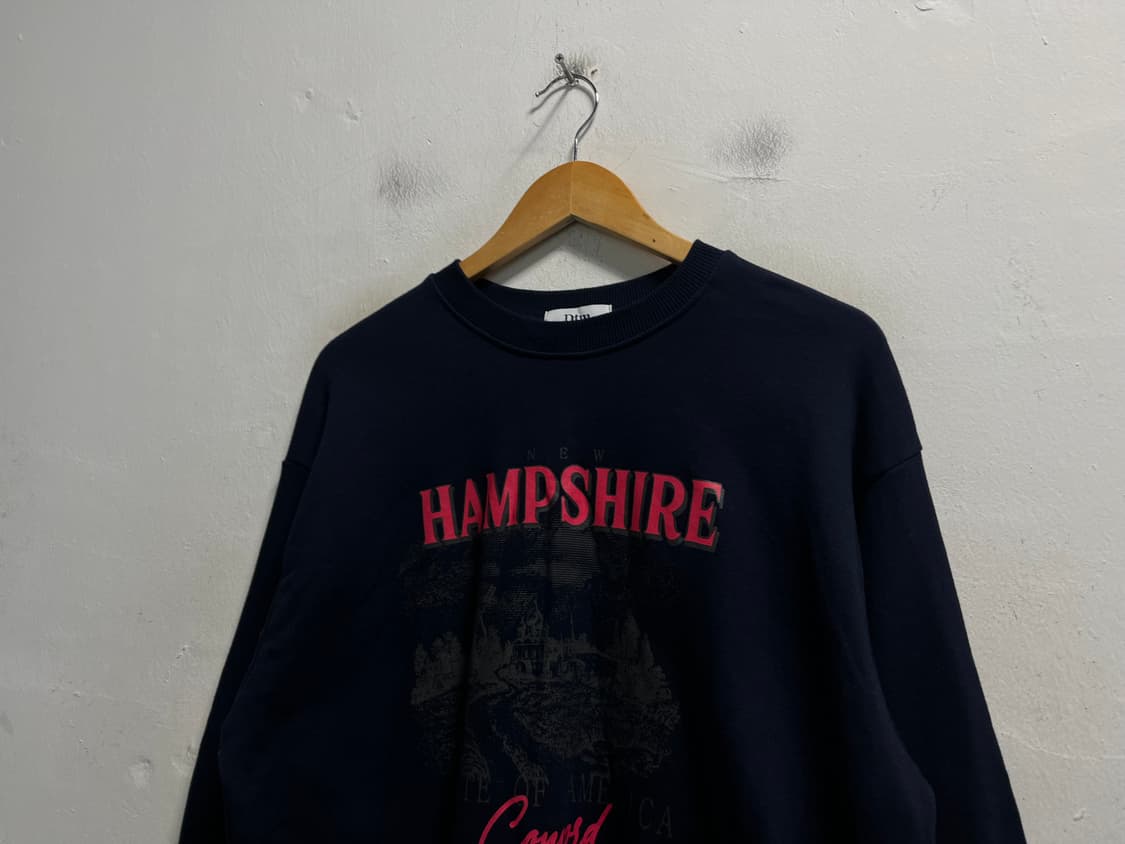 (100-105) Dtm 빅로고 프린팅 스웻 맨투맨 상품이미지2