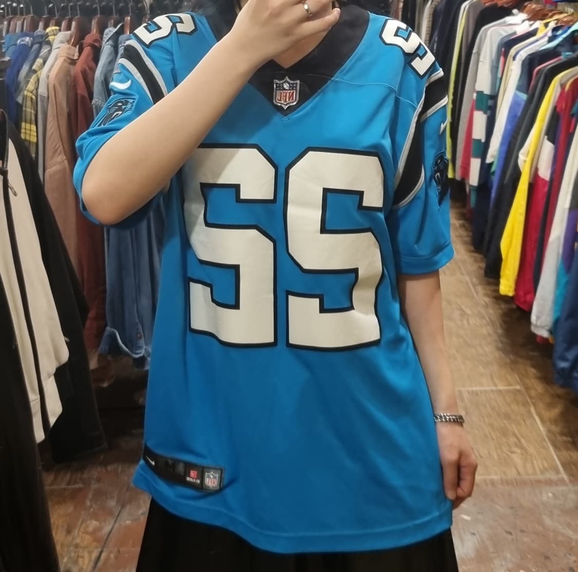 [Hi] NFL 풋볼져지 반팔티 스카이블루 상품이미지2