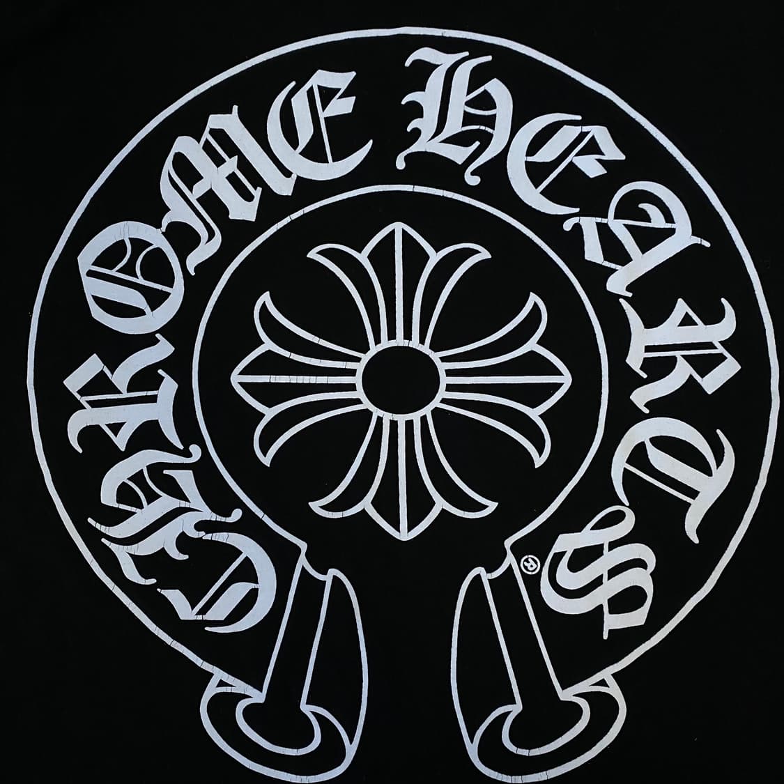 [L] 크롬하츠 홀스슈 로고 포켓 티셔츠 블랙 상품이미지6