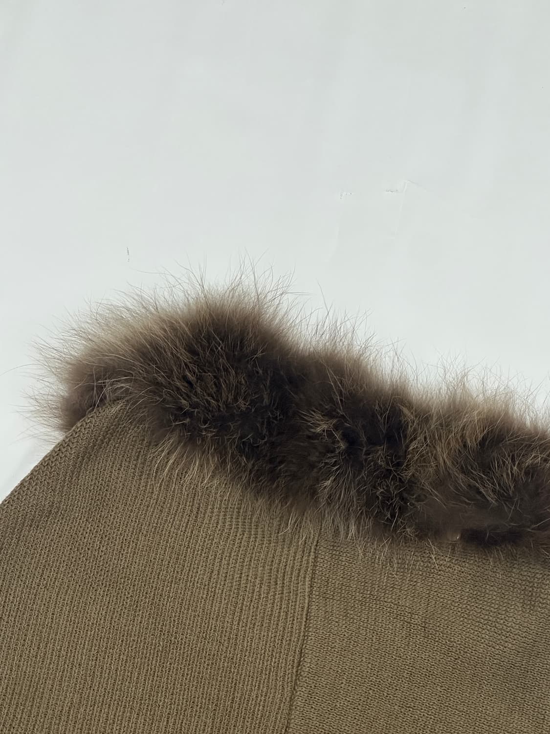 🤎하구미의 퍼 망토 케이프🤎 꼬임 아우터 그런지 히피 에스닉 라떼갸루 상품이미지7