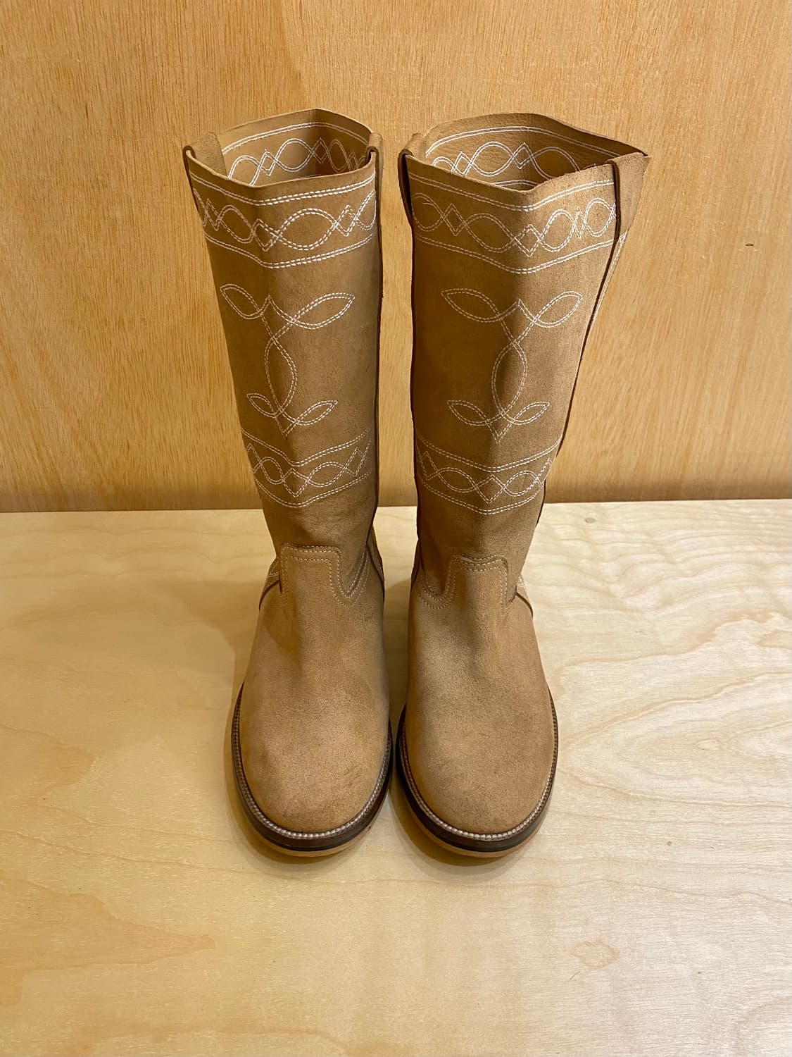 VTG suede western boots 스웨이드 웨스턴 부츠 상품이미지2