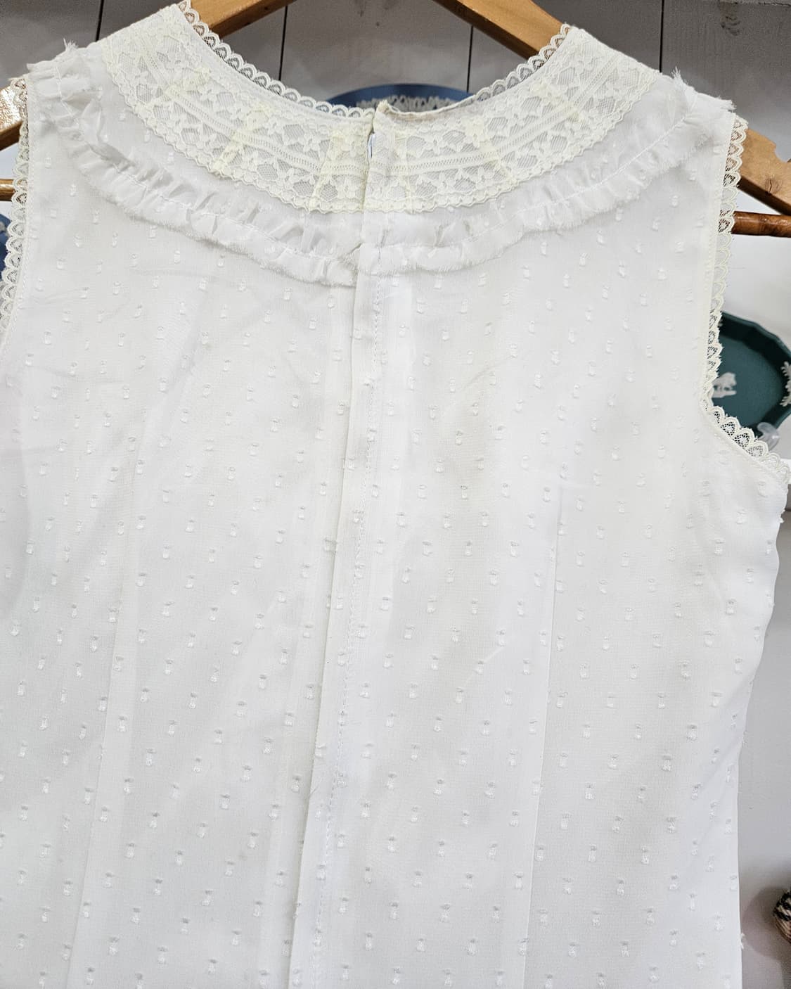 ONKYO 레이스 도트 원피스 상품이미지5