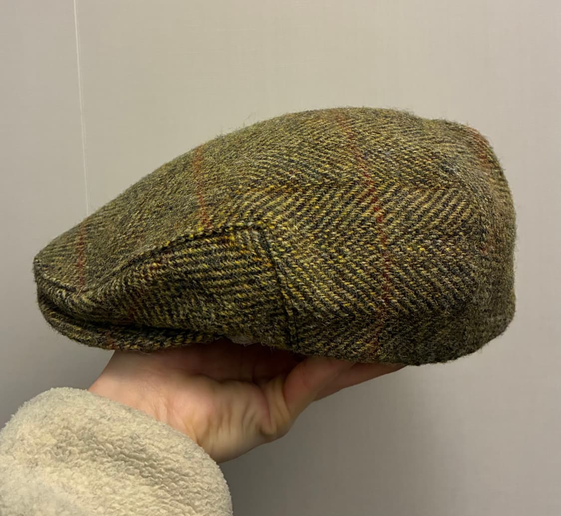 (L)그린그로브위버스x해리스트위드 울 헌팅캡 베레모 모자 상품이미지3