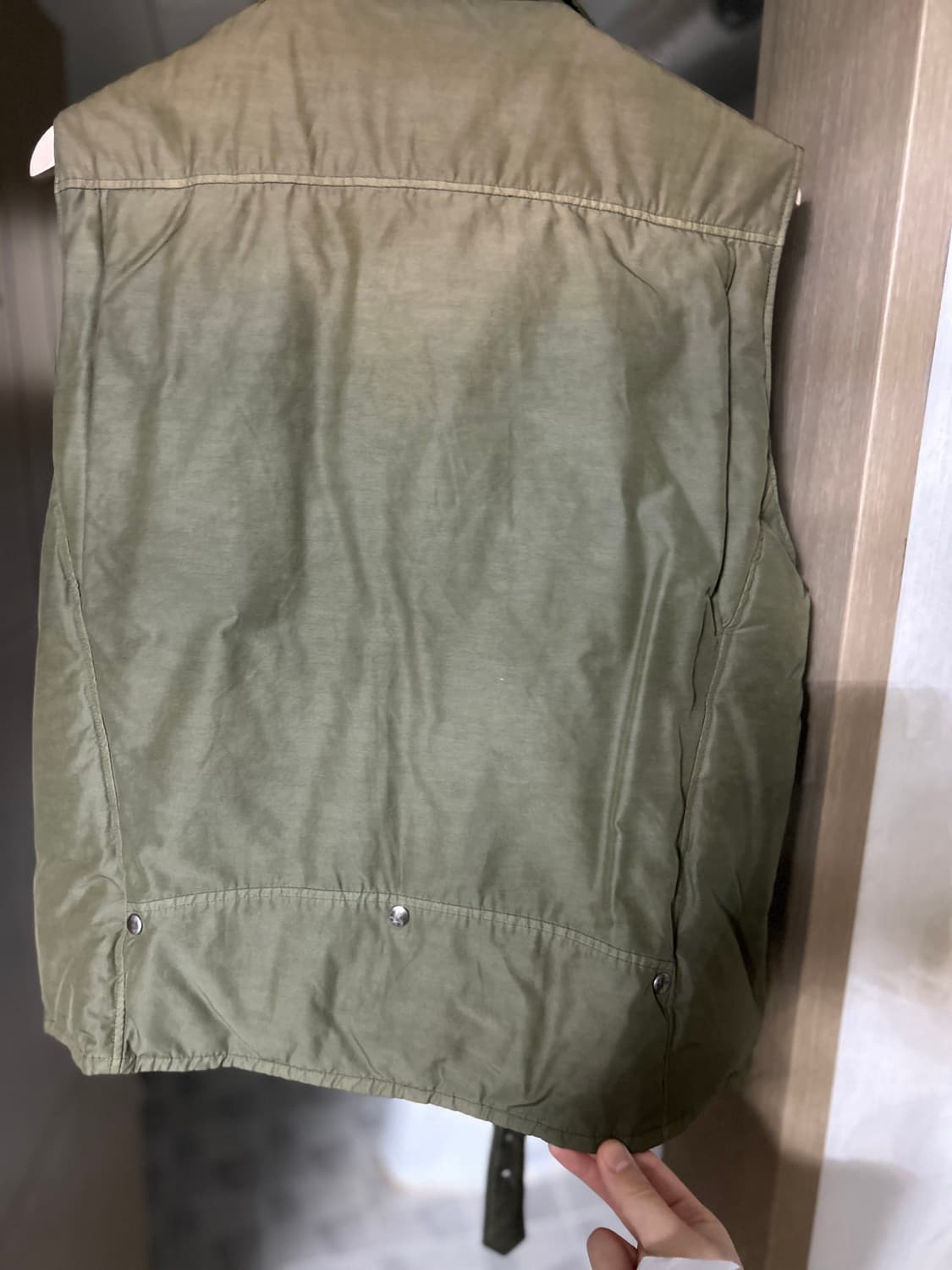 비즈빔 스트라블러 다운 베스트 올리브 상품이미지7