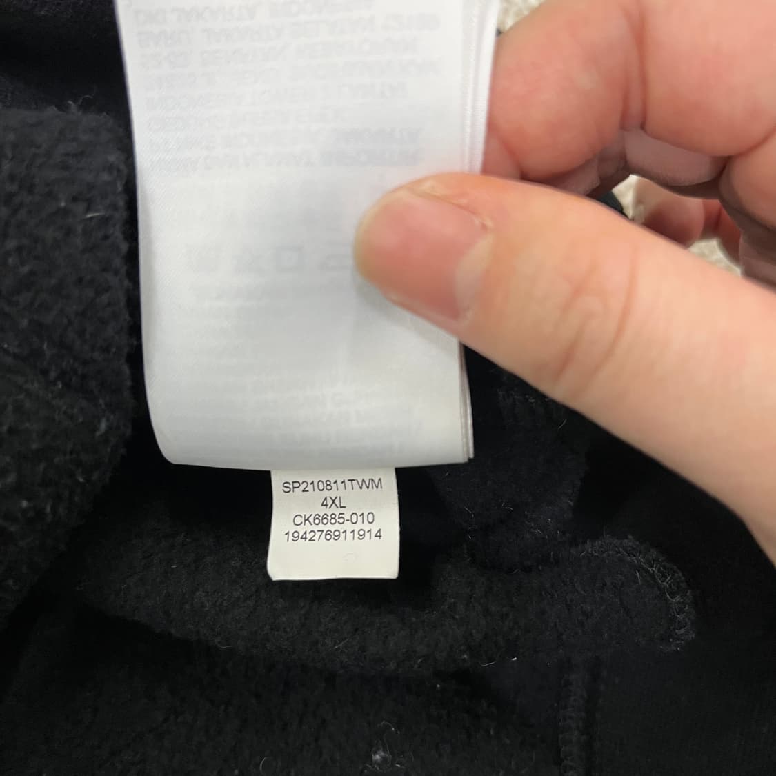 [4XL] 나이키 조던 점프맨 에어 풀오버 후드티 블랙 4140 상품이미지9