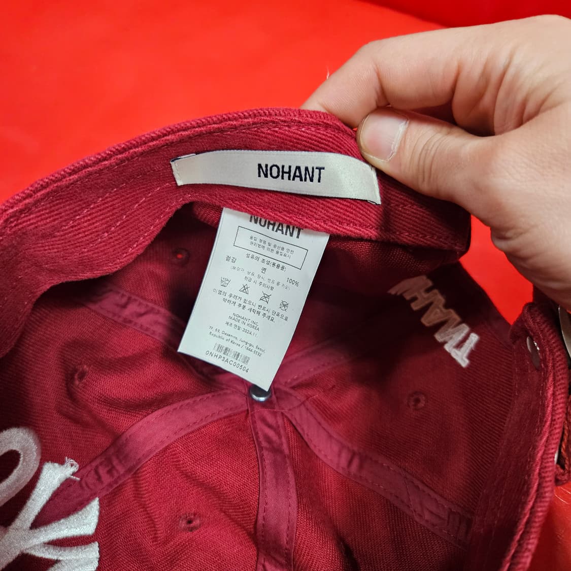 노앙(NOHANT) 시그니쳐 볼캡 Free 상품이미지6