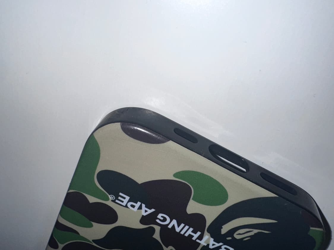 베이프 ABC 카모 아이폰 14 프로 케이스 그린 상품이미지4