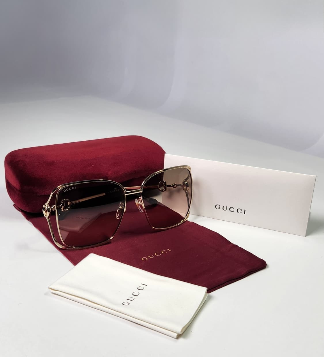 구찌 명품 스퀘어 메탈 선글라스 [새상품&정품] 상품이미지1
