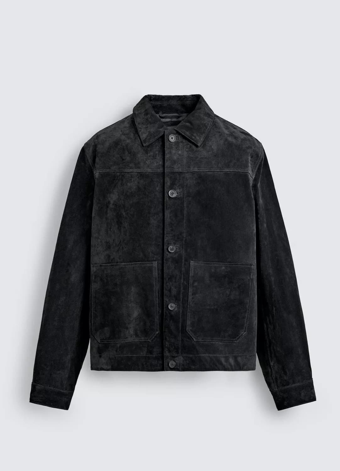 자라 리얼 스웨이드 가죽자켓 상품이미지1