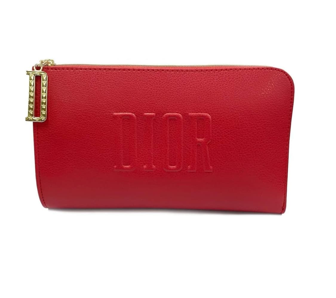 디올(Dior) 레드 사각 파우치 (새제품)
 상품이미지1