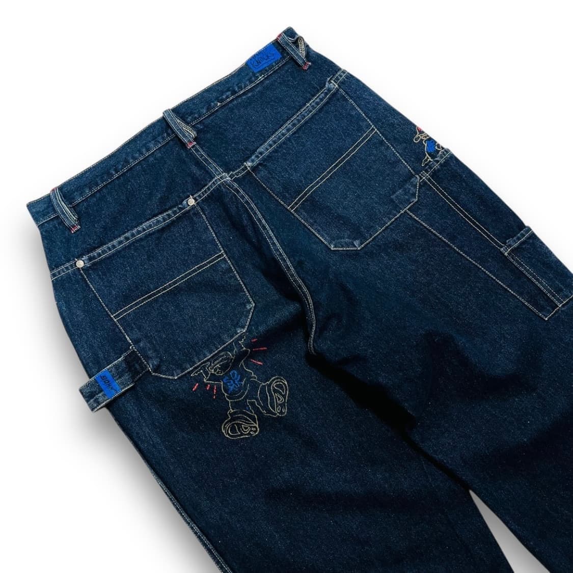 스쿨 오브 하드낙 올드스쿨 힙합맨 데님 카펜터 팬츠 상품이미지4