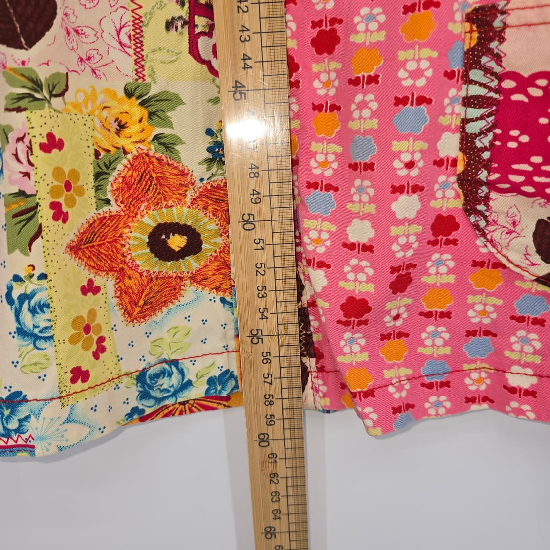 패치워크 플라워 패턴 셔츠 자켓 상품이미지4