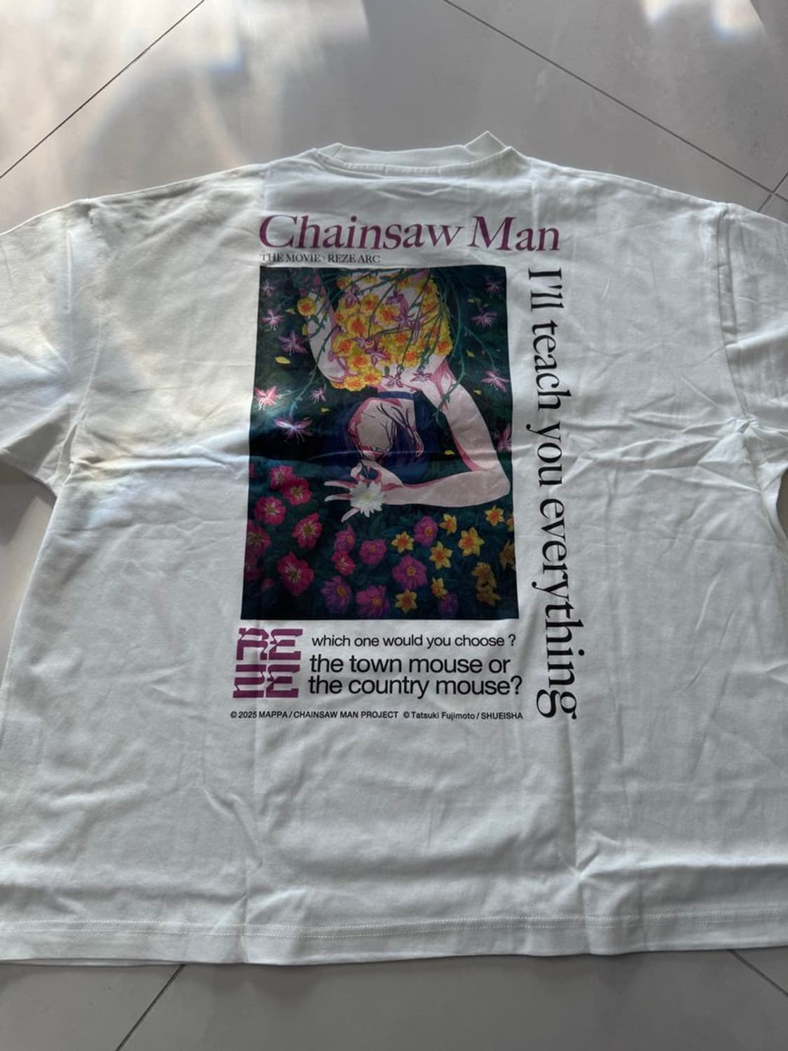 REZE PRINT TEE 체인소맨 레제 프린트 티셔츠 상품이미지5