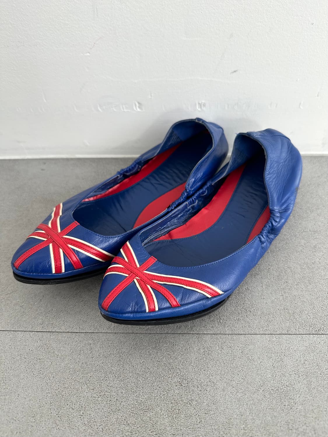 알렉산더 맥퀸 유니온잭 플랫슈즈 상품이미지3