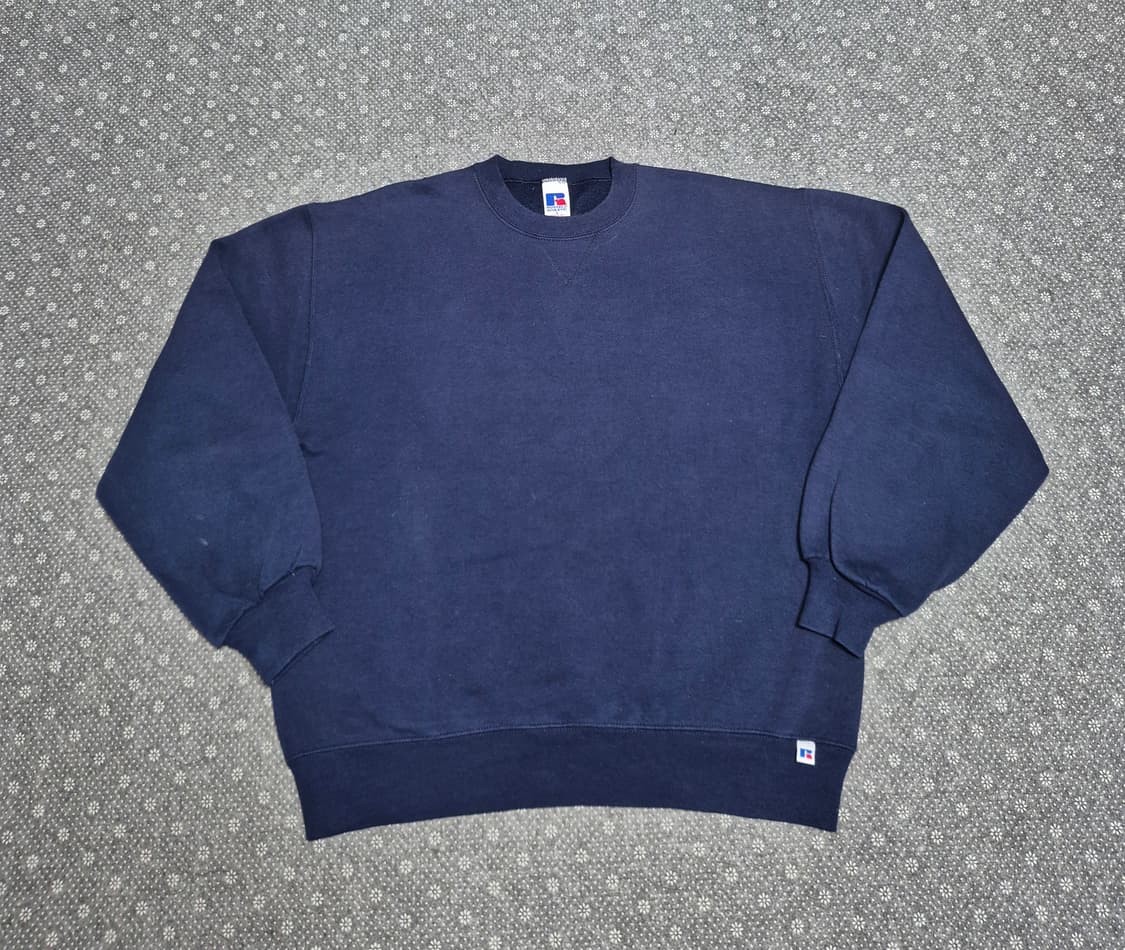[L]90s US Made 러셀 네이비 스웻  -329 상품이미지1