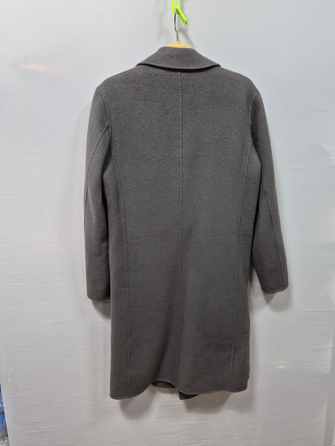 새상품 지오지아 그레이 남성 롱코트 오버핏 95 상품이미지2