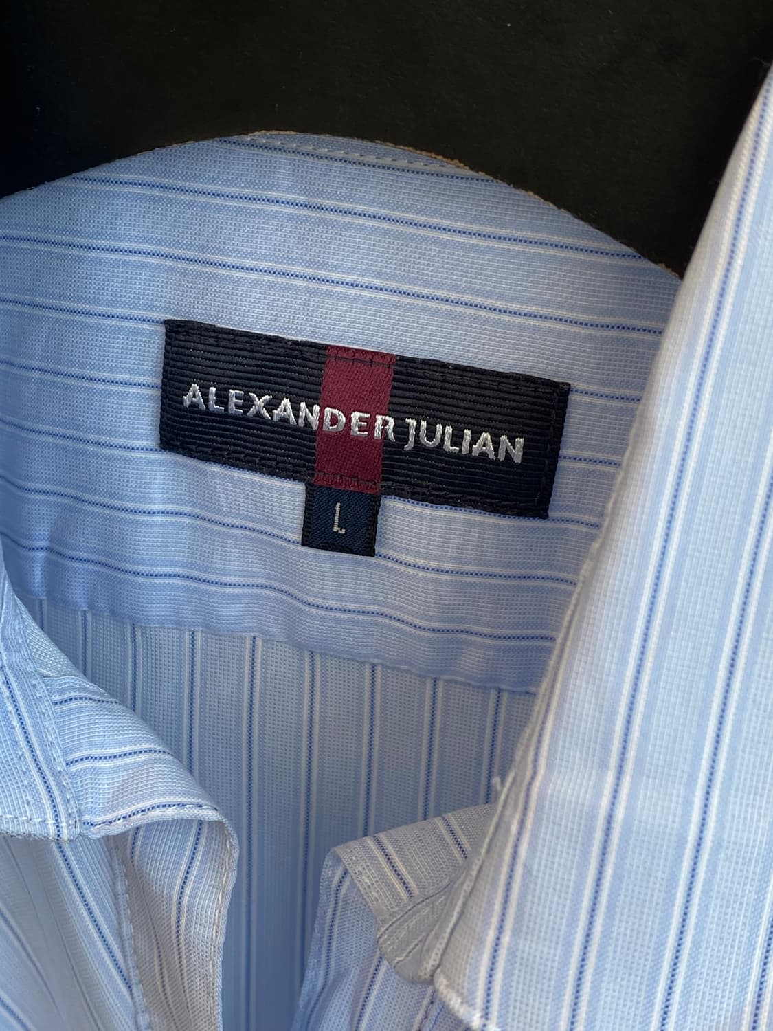 ALEXANDER JULIAN 스트라이프 셔링셔츠(M) 상품이미지7