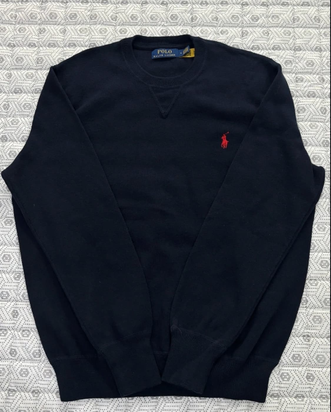 폴로 랄프로렌 네이비 니트 맨투맨 M 신형 상품이미지2