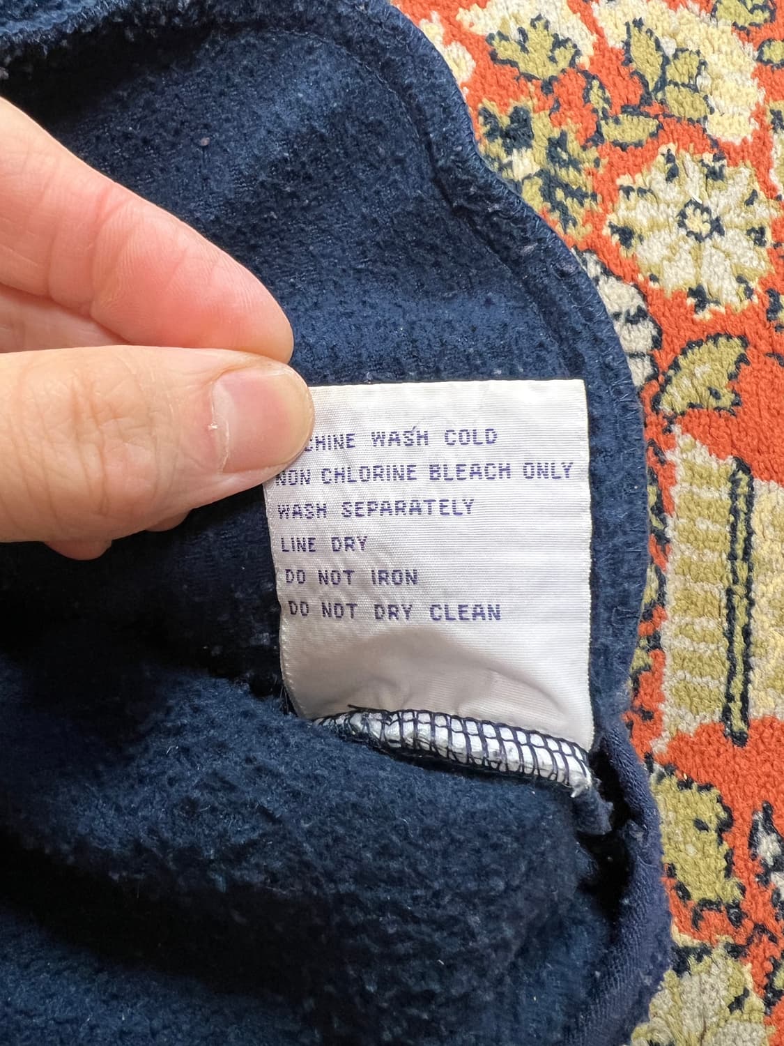 [XL] 마제스틱 NY 양키즈 네이비 아노락 후리스 상품이미지9