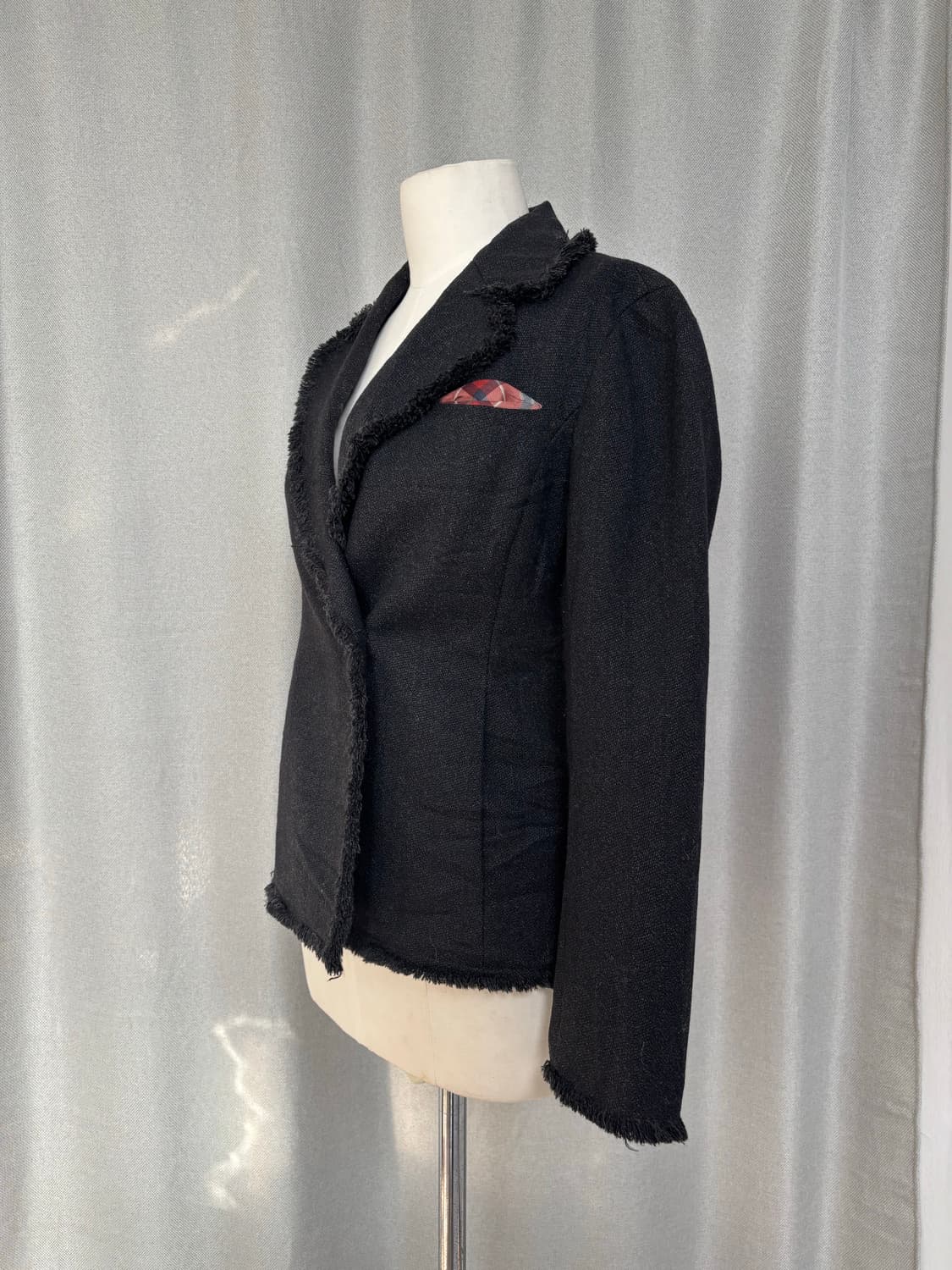 BASILE 28 체크 안감 트위드 자켓 상품이미지8