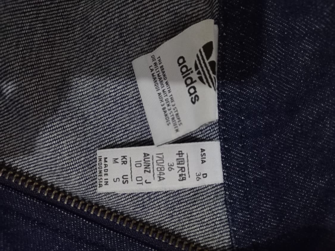 아디다스 데님 트랙탑 저지 져지집업 95/M 상품이미지4