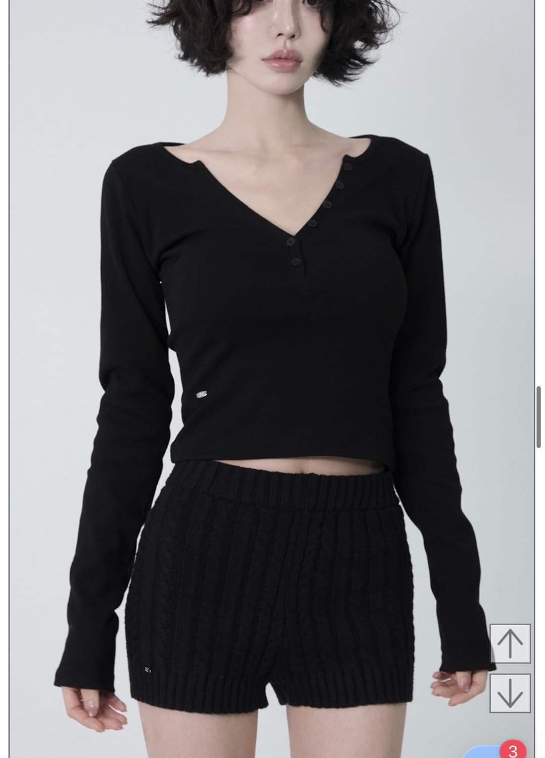 페일제이드 V Henley - Neck Ribbed T 상품이미지1