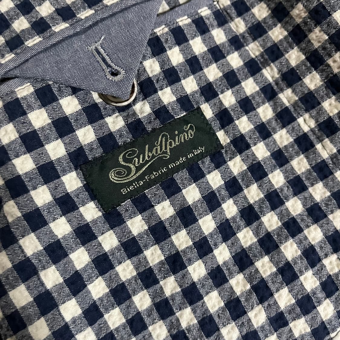 [105] 수트서플라이 깅엄 시어서커 자켓 상품이미지8