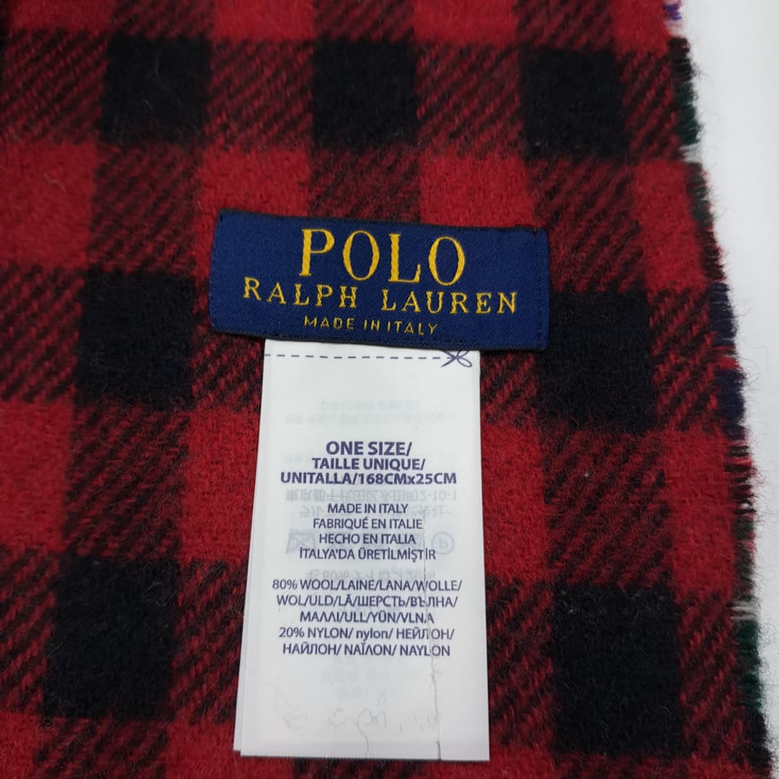 MX514 폴로 이태리판 울 양면 타탄 버팔로 체크 멀티 머플러 목도리 상품이미지4