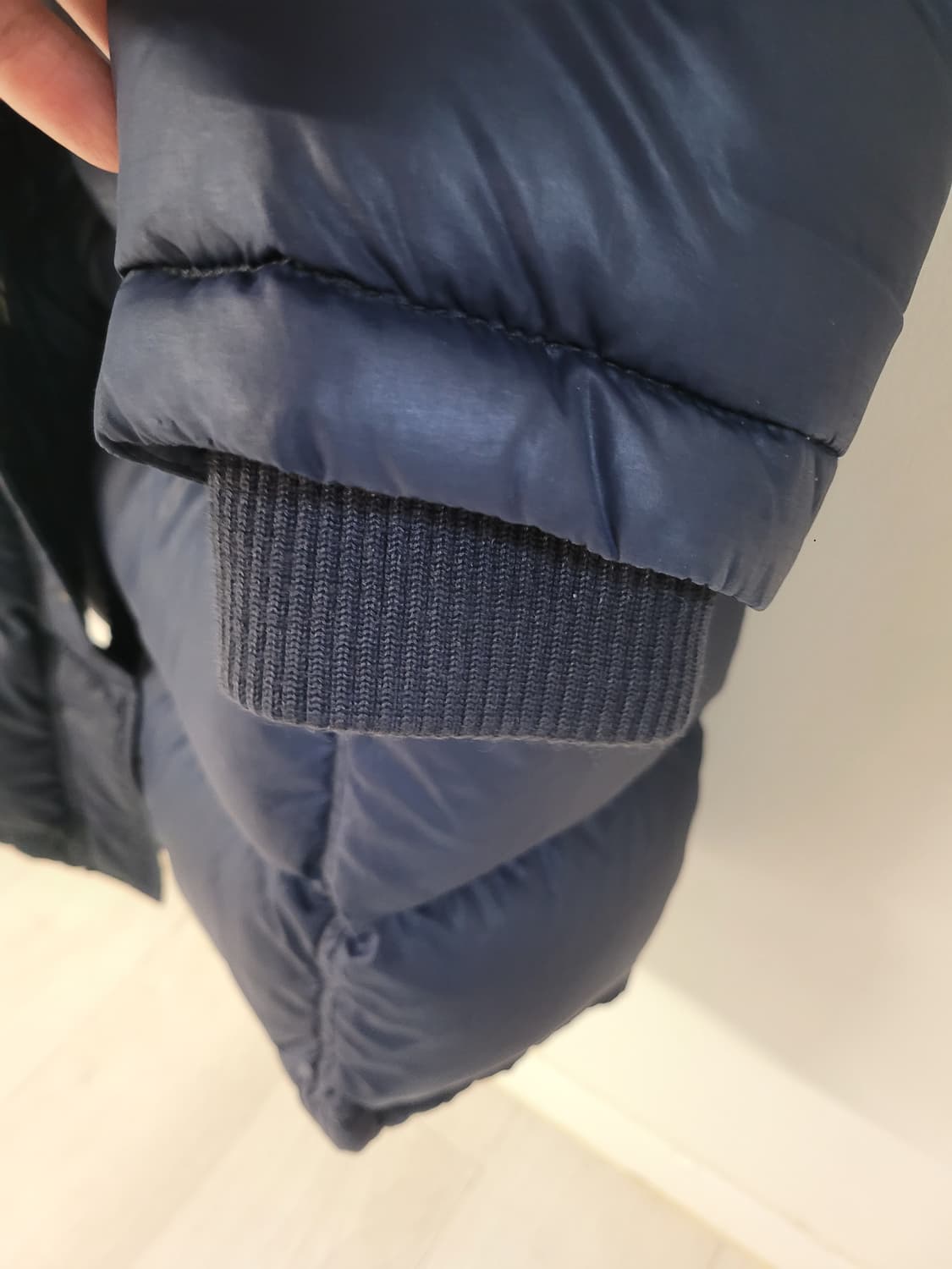 폴로 진스 덕다운 롱패딩 네이비 M 상품이미지6