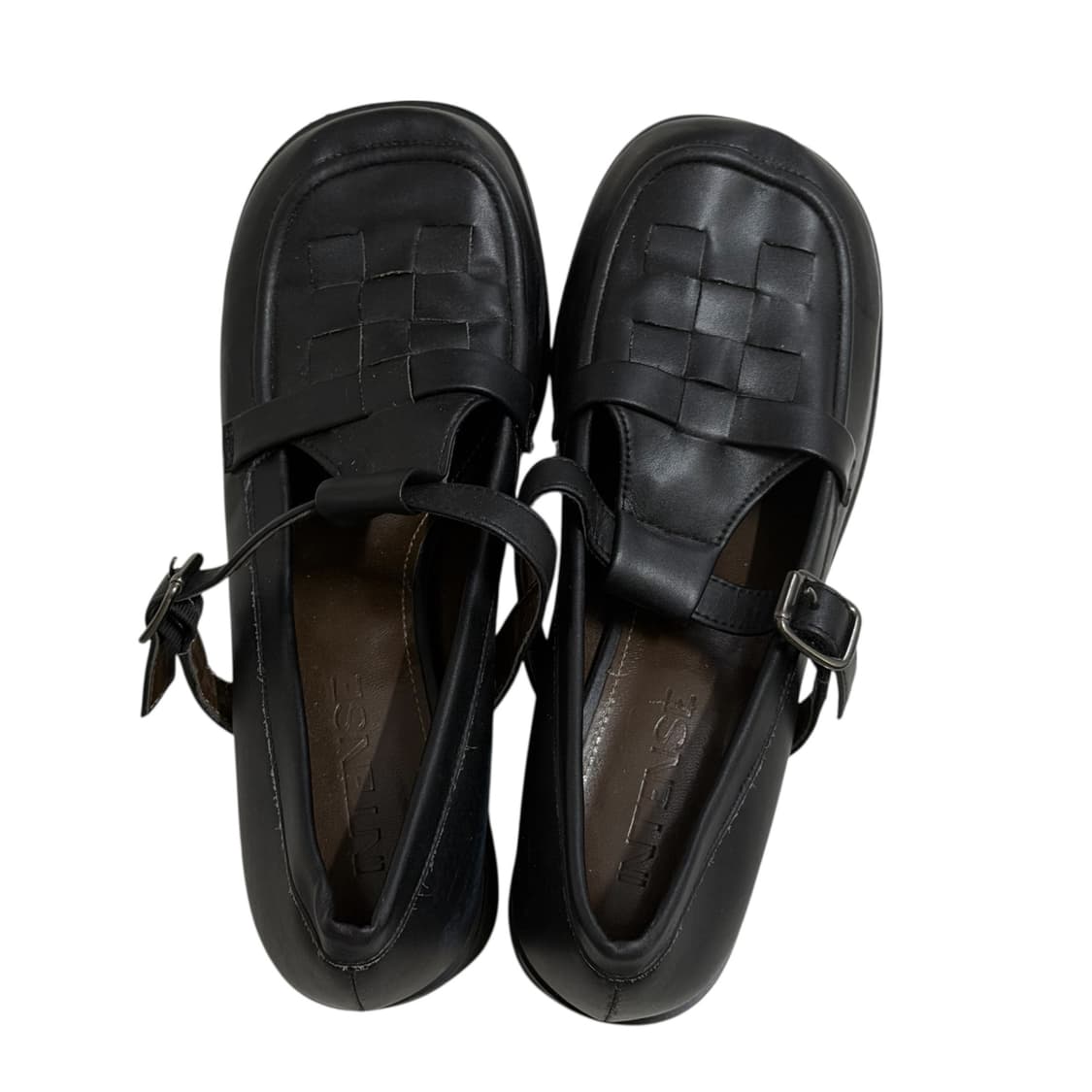 INTENSE 스퀘어 토 위빙 메리 제인 상품이미지4