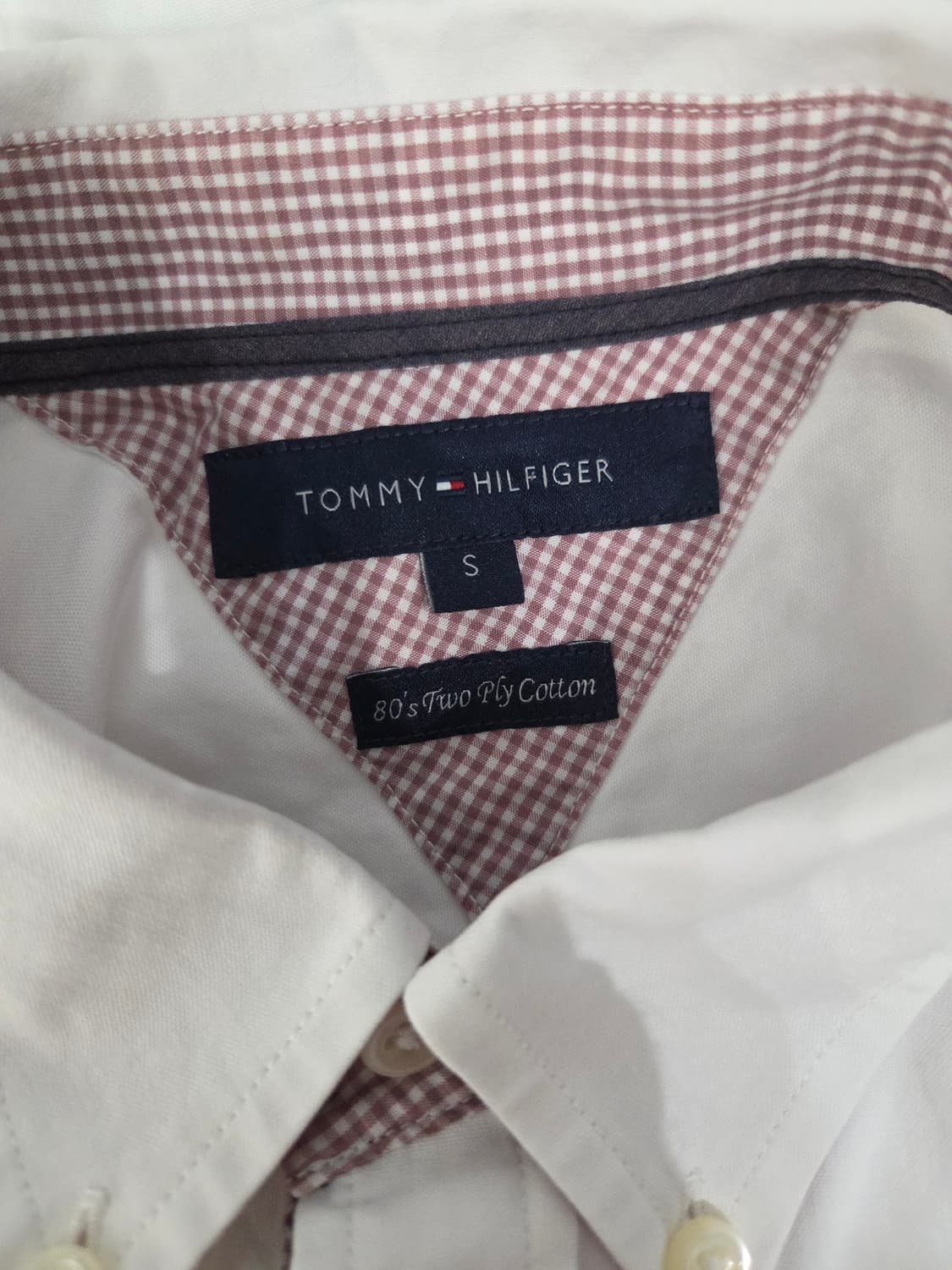 타미힐피거 80's Two Ply 코튼 화이트 셔츠 상품이미지7