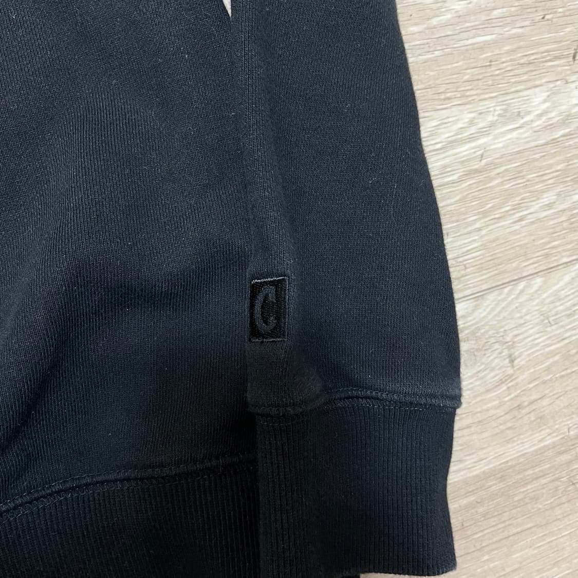 커버낫 C 로고 맨투맨 스웨트셔츠 [블랙] M/95 상품이미지5