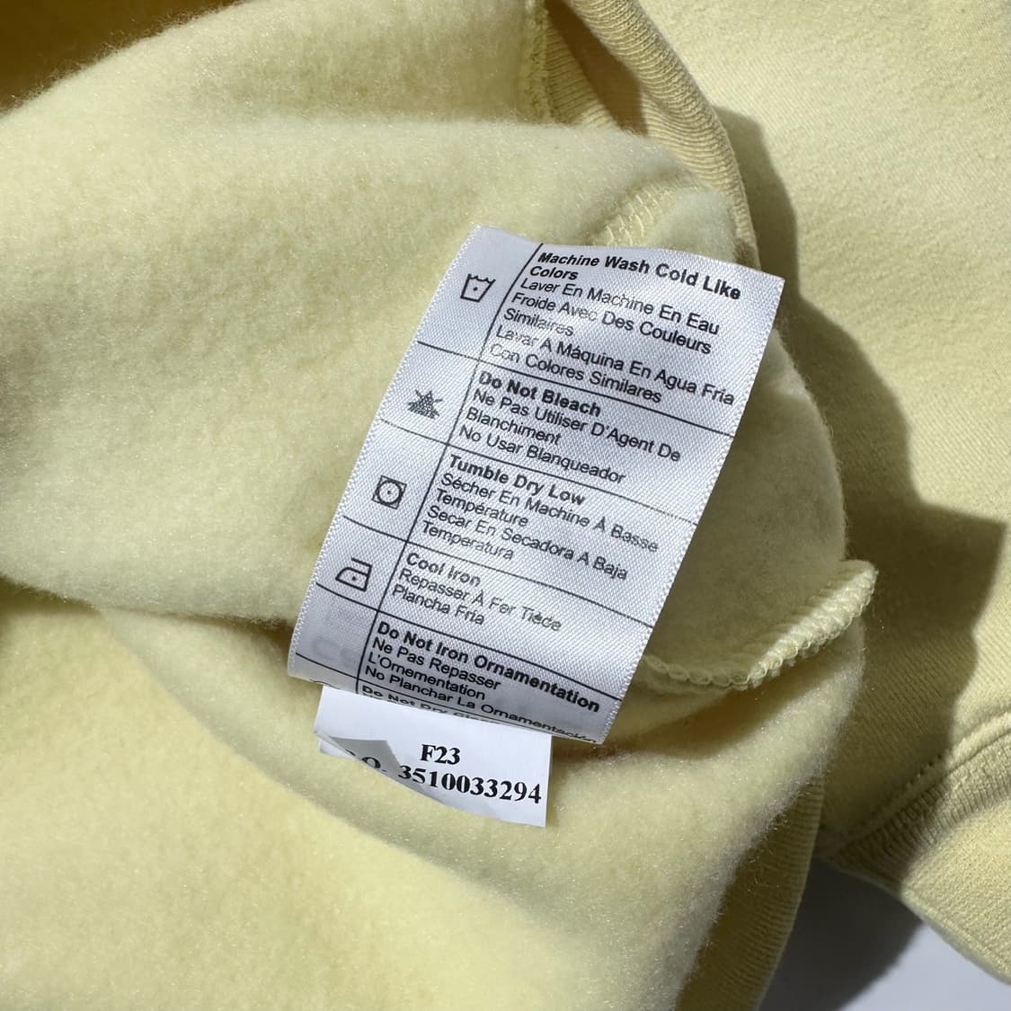 칼하트 사이드 로고 후드 레몬 상품이미지6