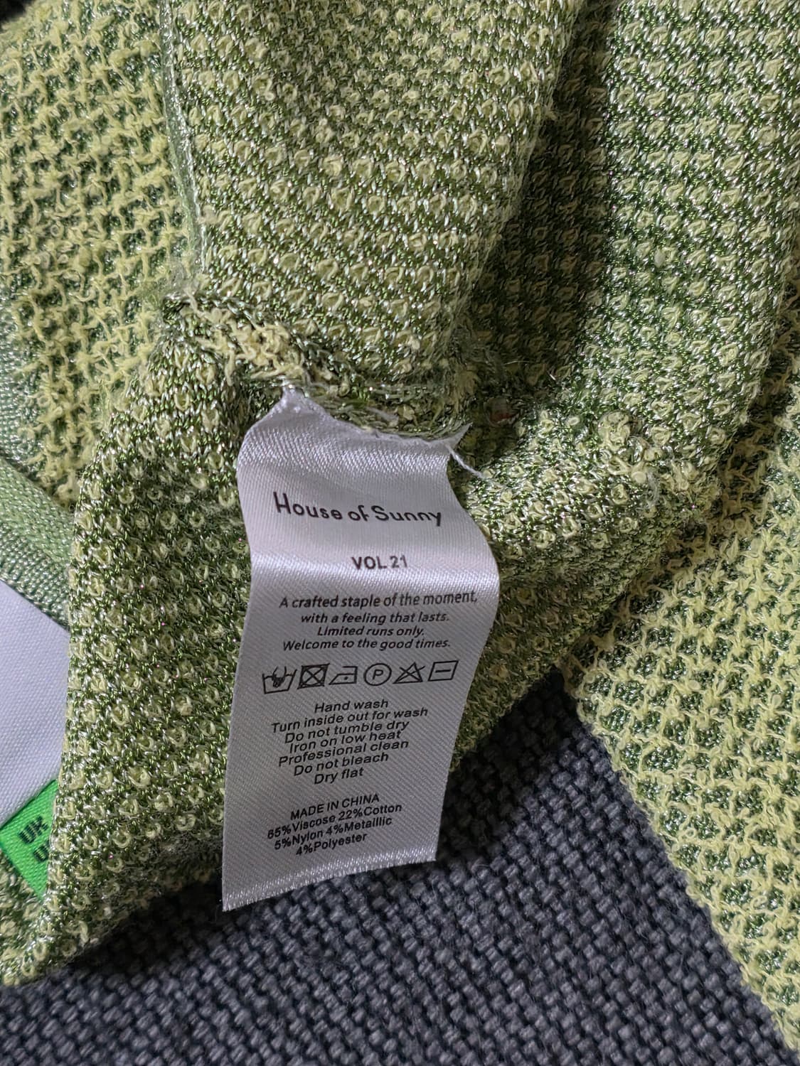 하우스오브써니 house of sunny 키위 슬리브 (볼레로) 상품이미지10