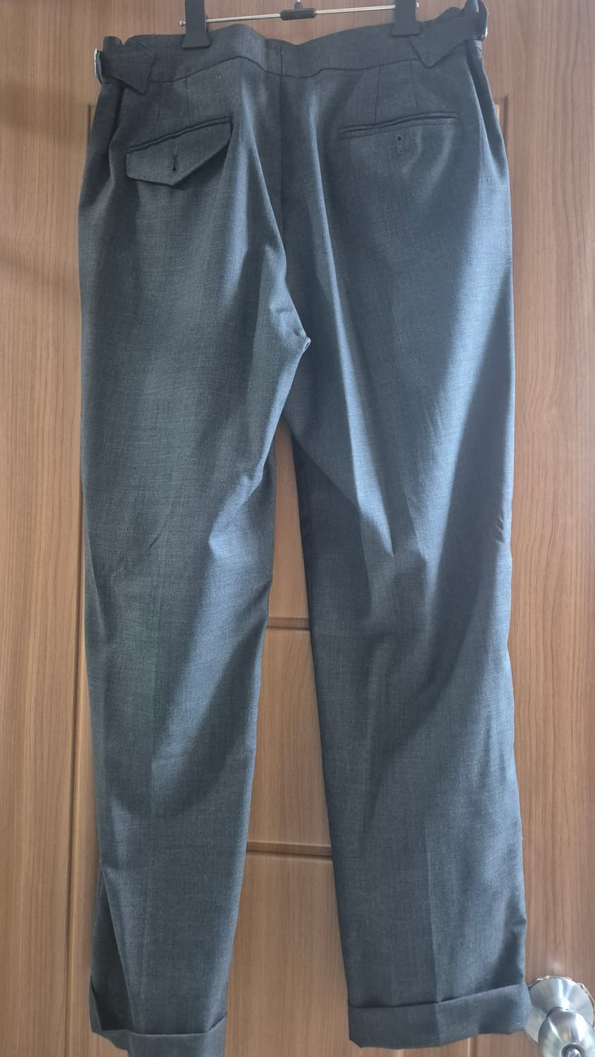 부기 홀리데이 11 WOOL TROUSERS (GREY) 상품이미지4