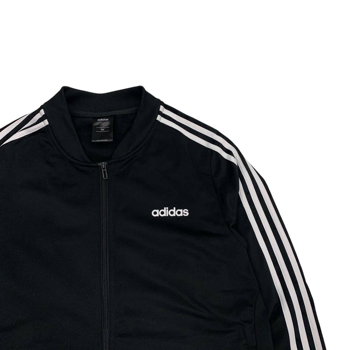 아디다스 블랙 노카라 mts 트랙자켓 상품이미지2
