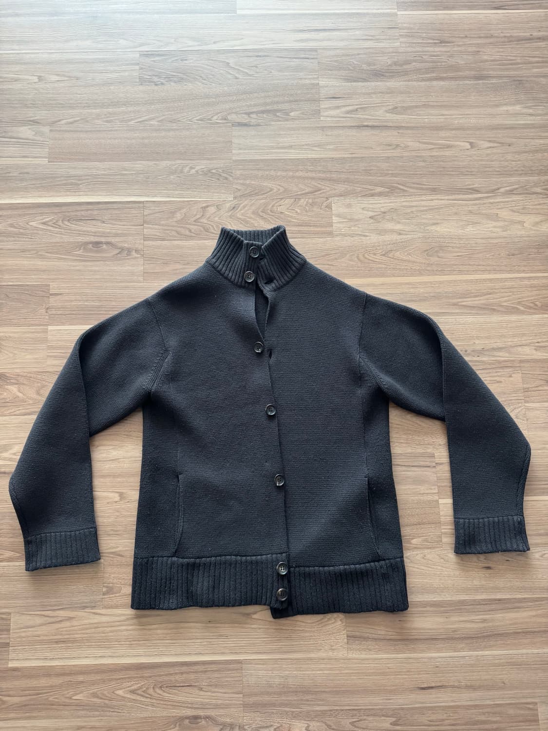 요지 야마모토 울 니트 가디건 상품이미지2