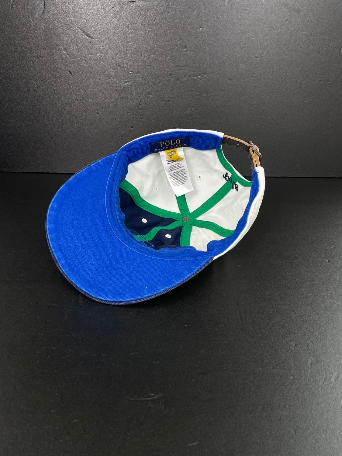 폴로 랄프로렌 투톤 트윌 볼캡 QR 인증 상품이미지7