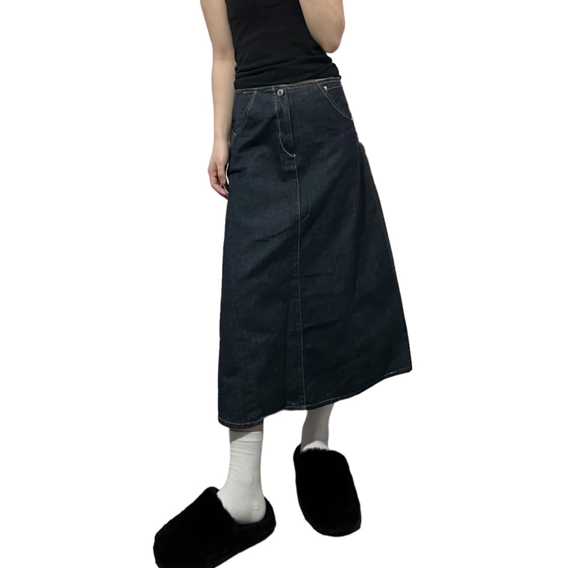 리바이스 엔지니어드 데님 스커트 상품이미지1