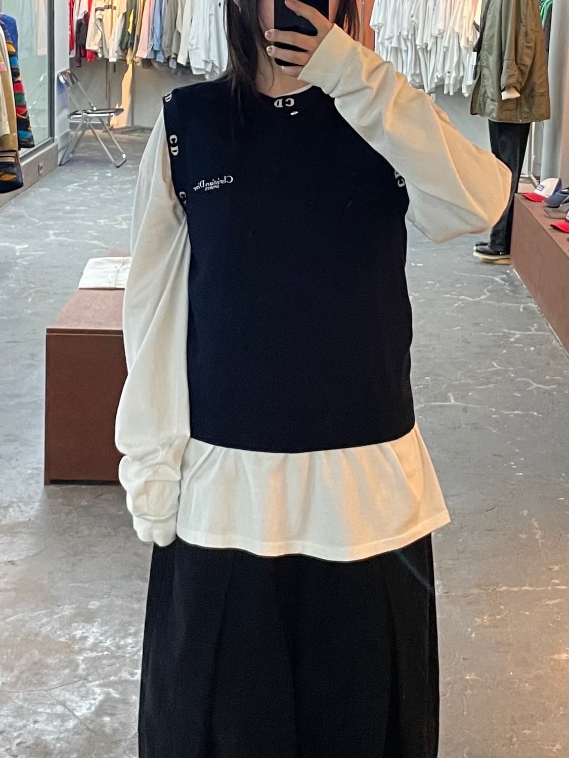 크리스챤 디올 CD 로고 니트 베스트 H1588 상품이미지1