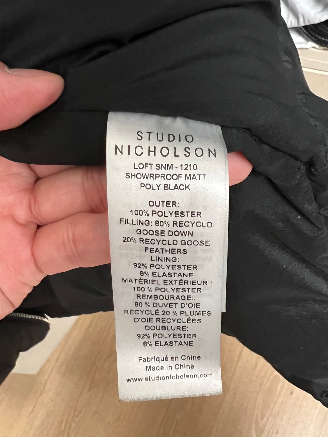 스튜디오 니콜슨 패딩 상품이미지3