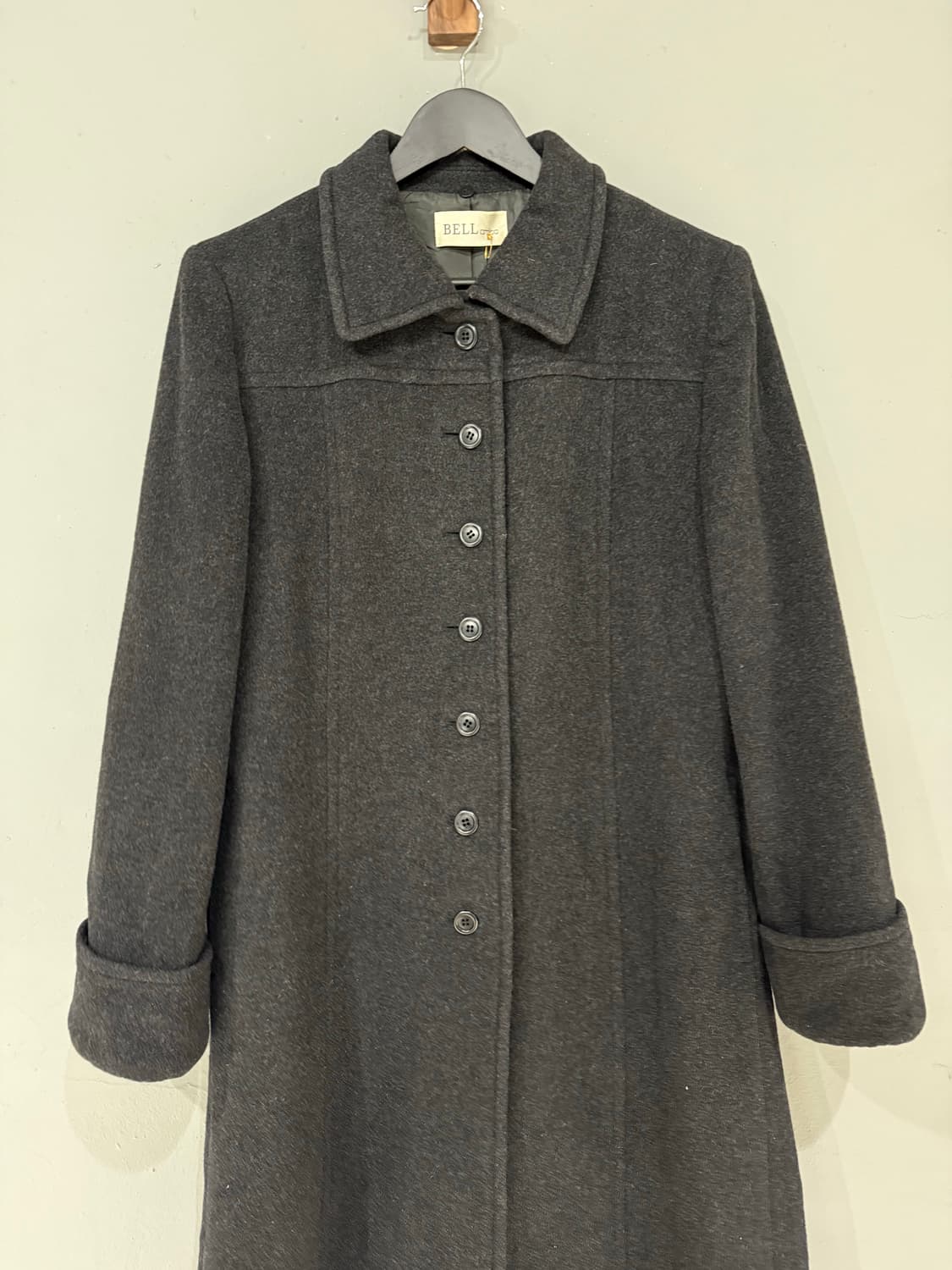 button point collar detail long coat 상품이미지7