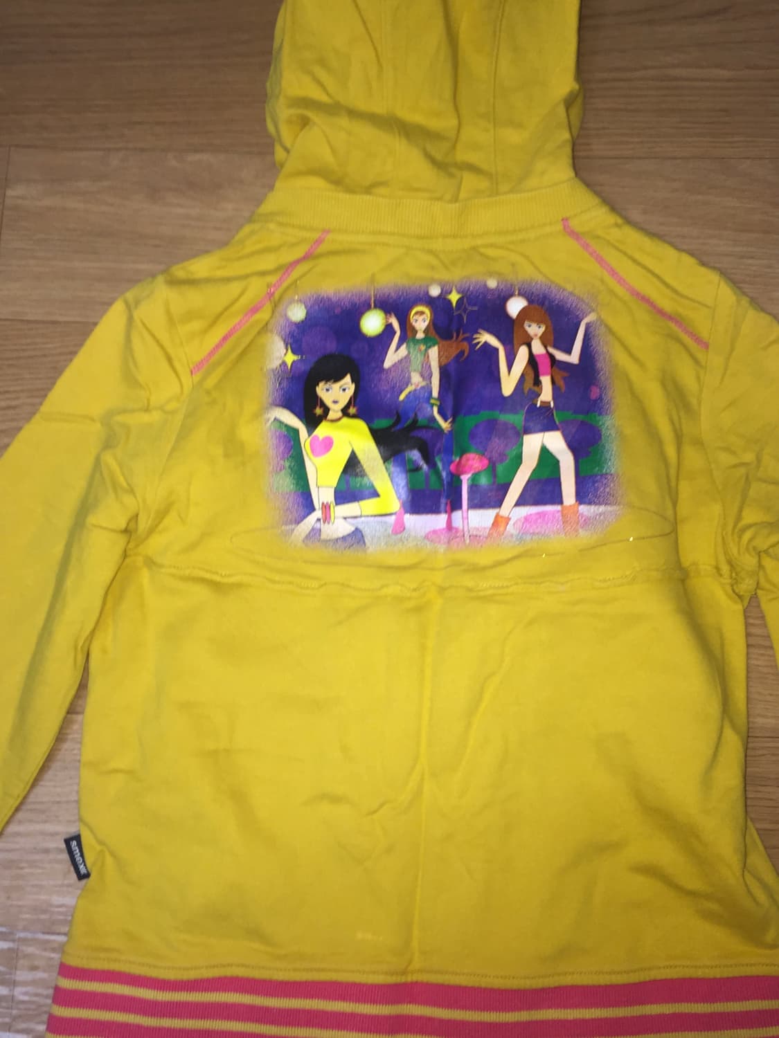 Y2k 레어 디자인 옐로우 셋업 상품이미지7