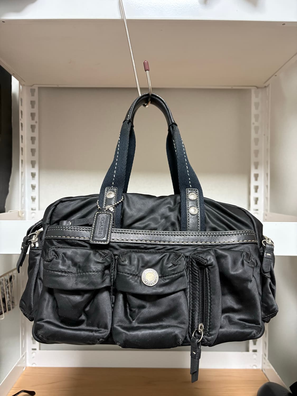 빈티지 코치 햄튼 나일론 미니 더플백 상품이미지1