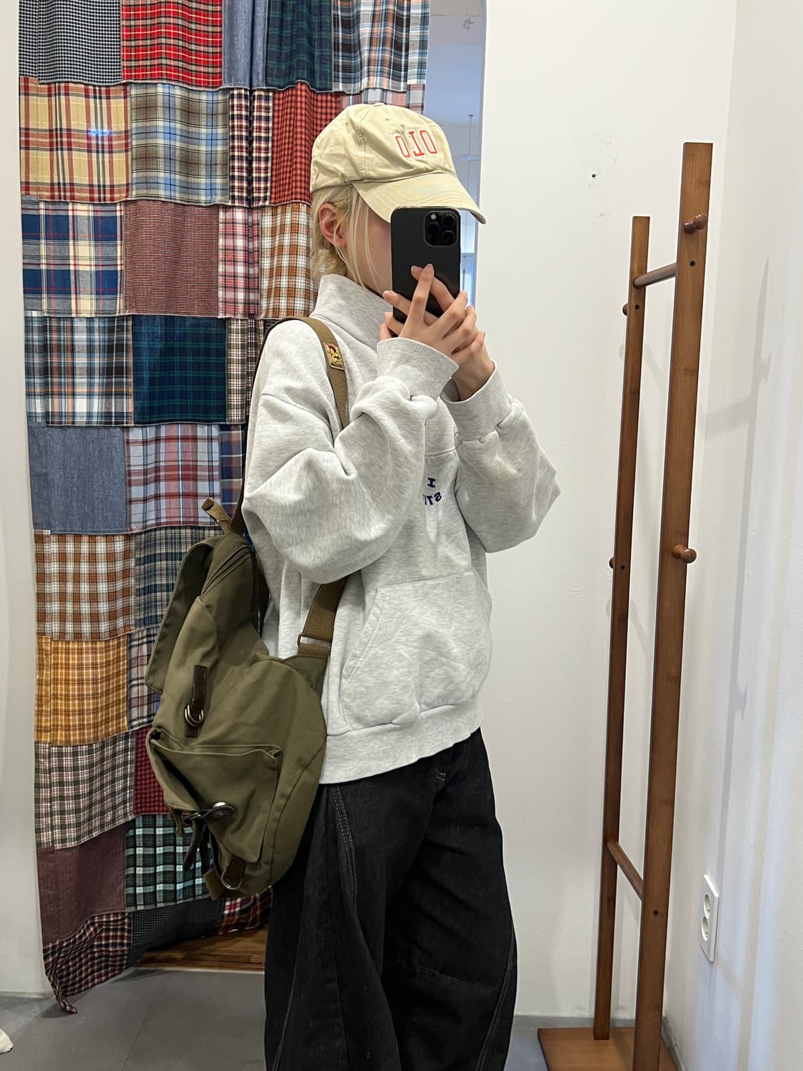 Iab studio 멜란지 아노락 상품이미지2