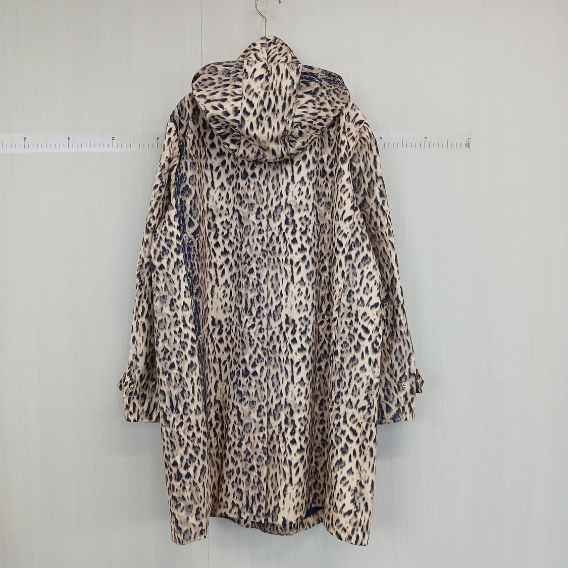 J. Crew 레오파드 패턴 후드 롱 코트 상품이미지4