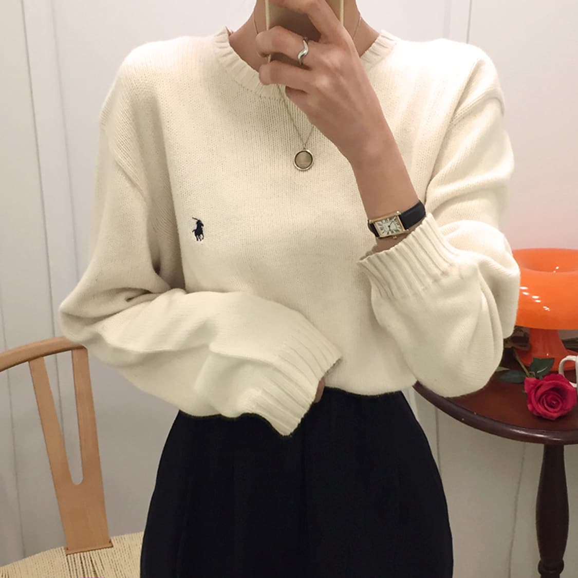 공용 폴로 스웨터 100 상품이미지1