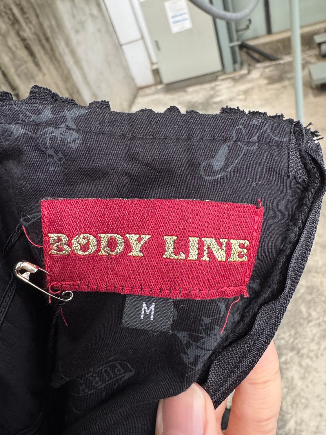 바디라인 홀터넥 프릴 원피스 펑크 고스 갸루 로리타 y2k  상품이미지9