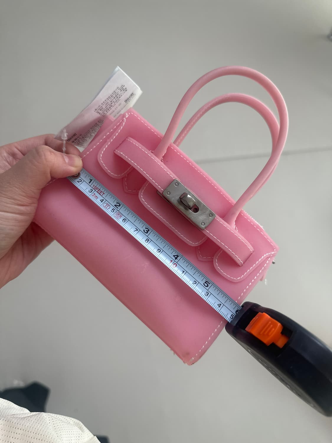 미니 젤리버킨 젤리 버킨 퍼킨 핑크색 상품이미지4