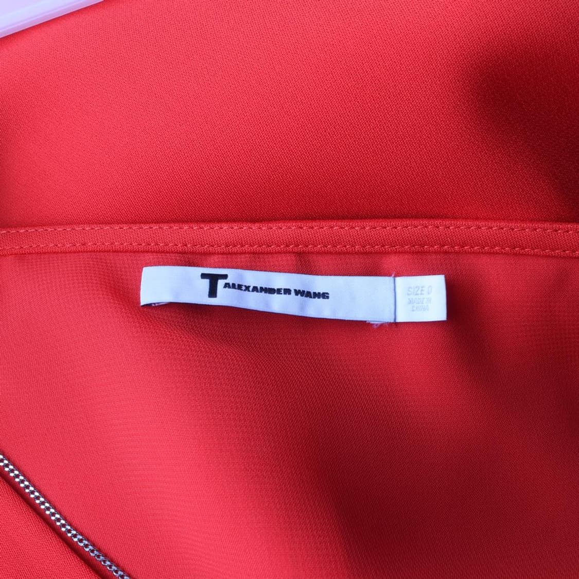 알렉산더 왕 레드 목걸이 오프숄더 롱 원피스 드레스 휴양지
 상품이미지6